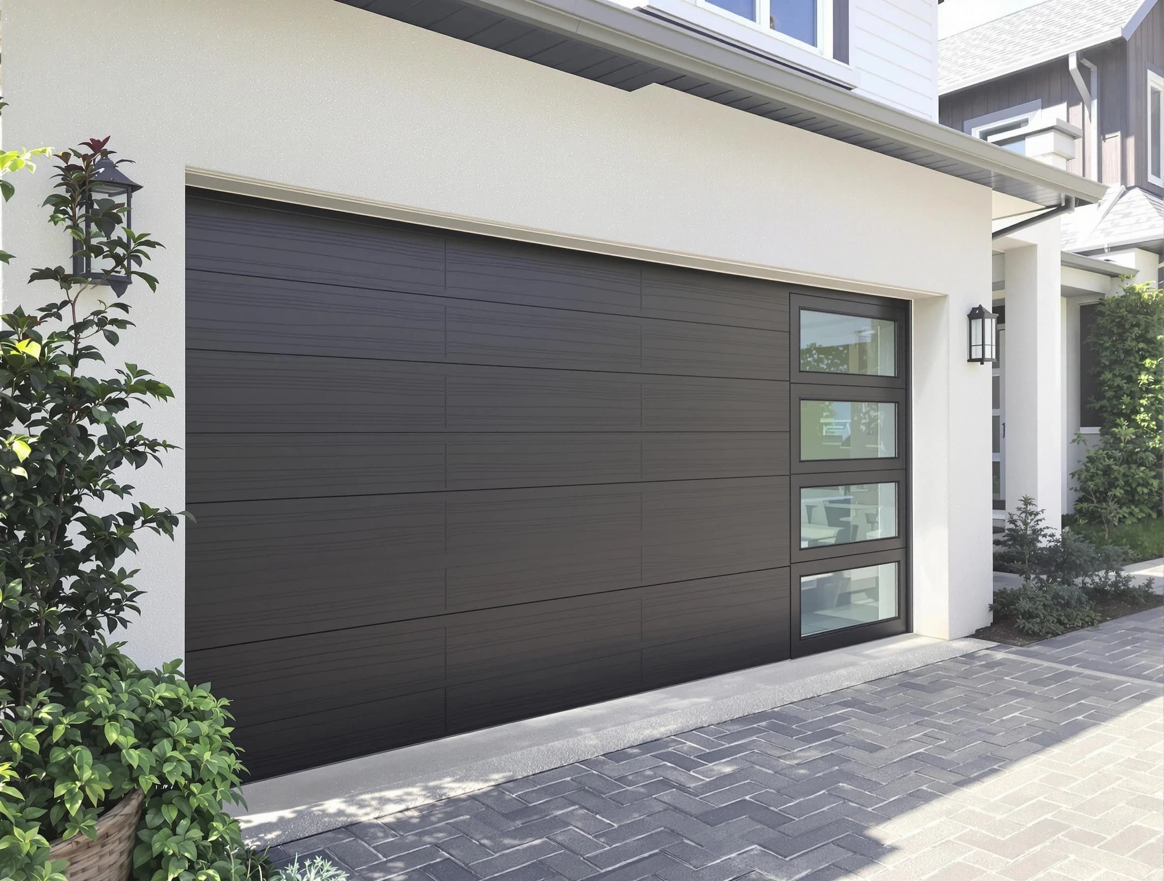 Custom garage door installation by Westfield Garage Door Repair in Westfield